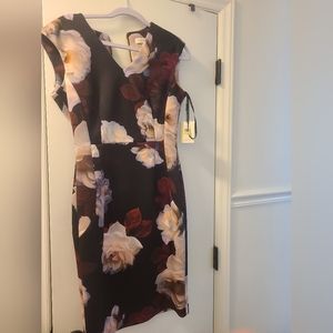 Calvin Klein size 4 flower dress